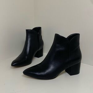 Cole Haan Women’s Black Leather Ankle Boots